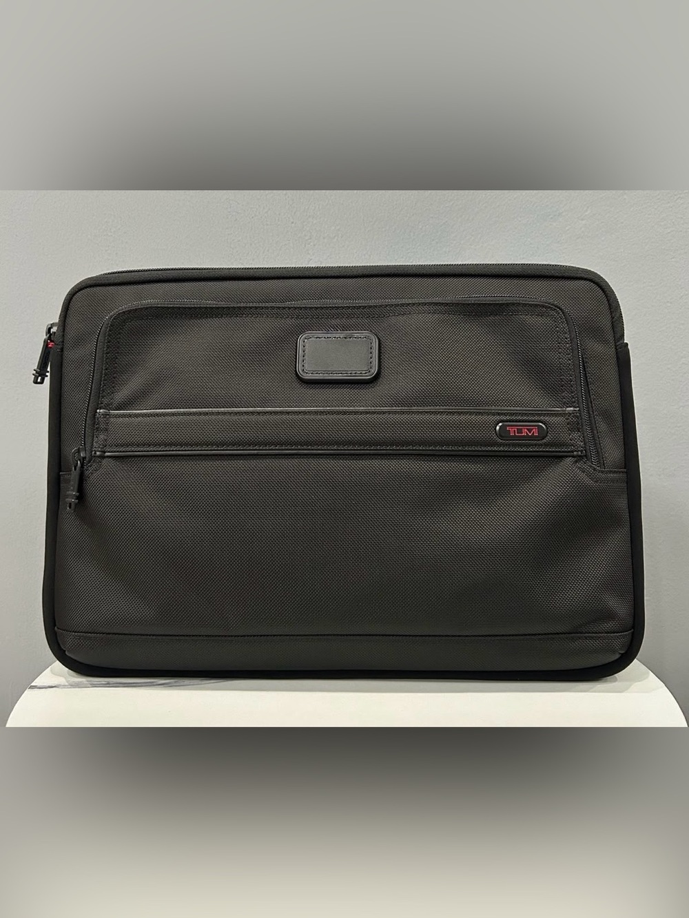 NWT TUMI Large Laptop Sleeve/Cover Black with Red Logo